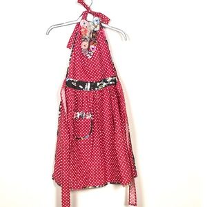NWOT Flirty Red Apron